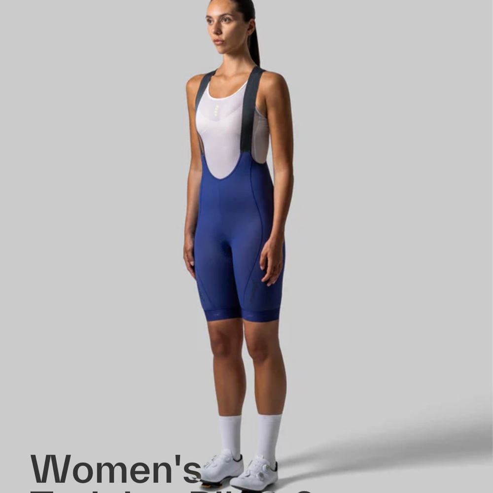 Pro Bib 2.0 Women's Athletic Shorts - Blue